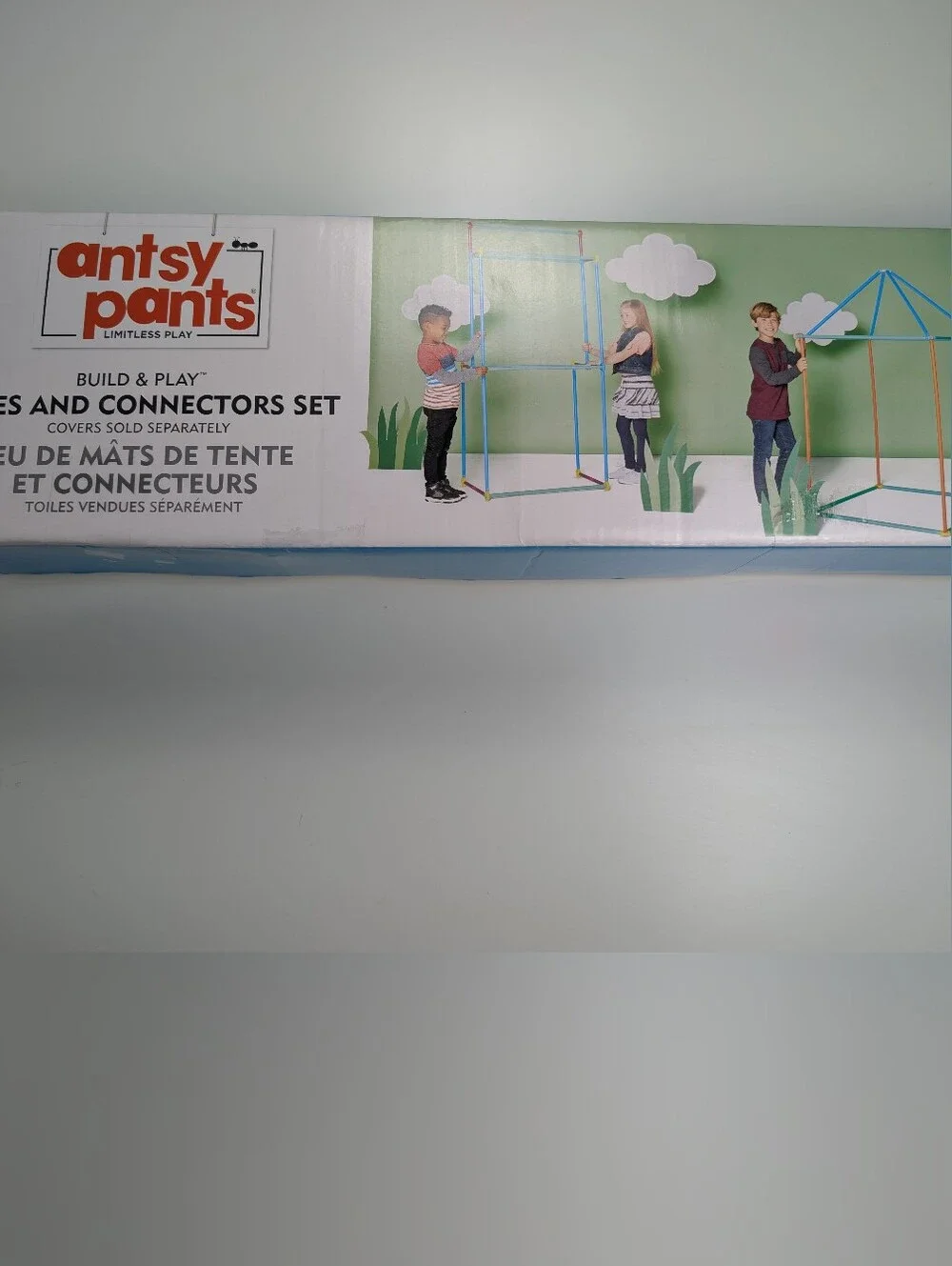 Antsy Pants Build & Play 75 Piece Poles & Connectors Set Kids Toy Of The Year